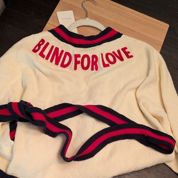 Gucci Cream Cardigan with Red and Black Accents - Picture 11 of 15